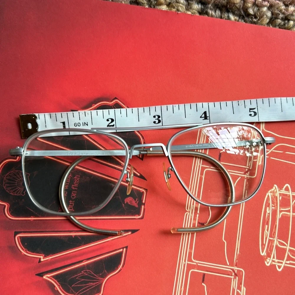 American Optical | ‘Original Pilot’ Silver Grey Vintage 6 1/2